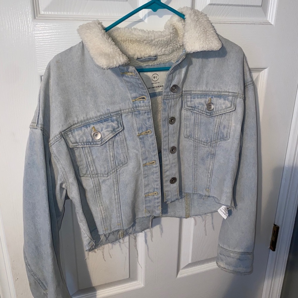 Fur Jean jacket - Picture 2 of 2